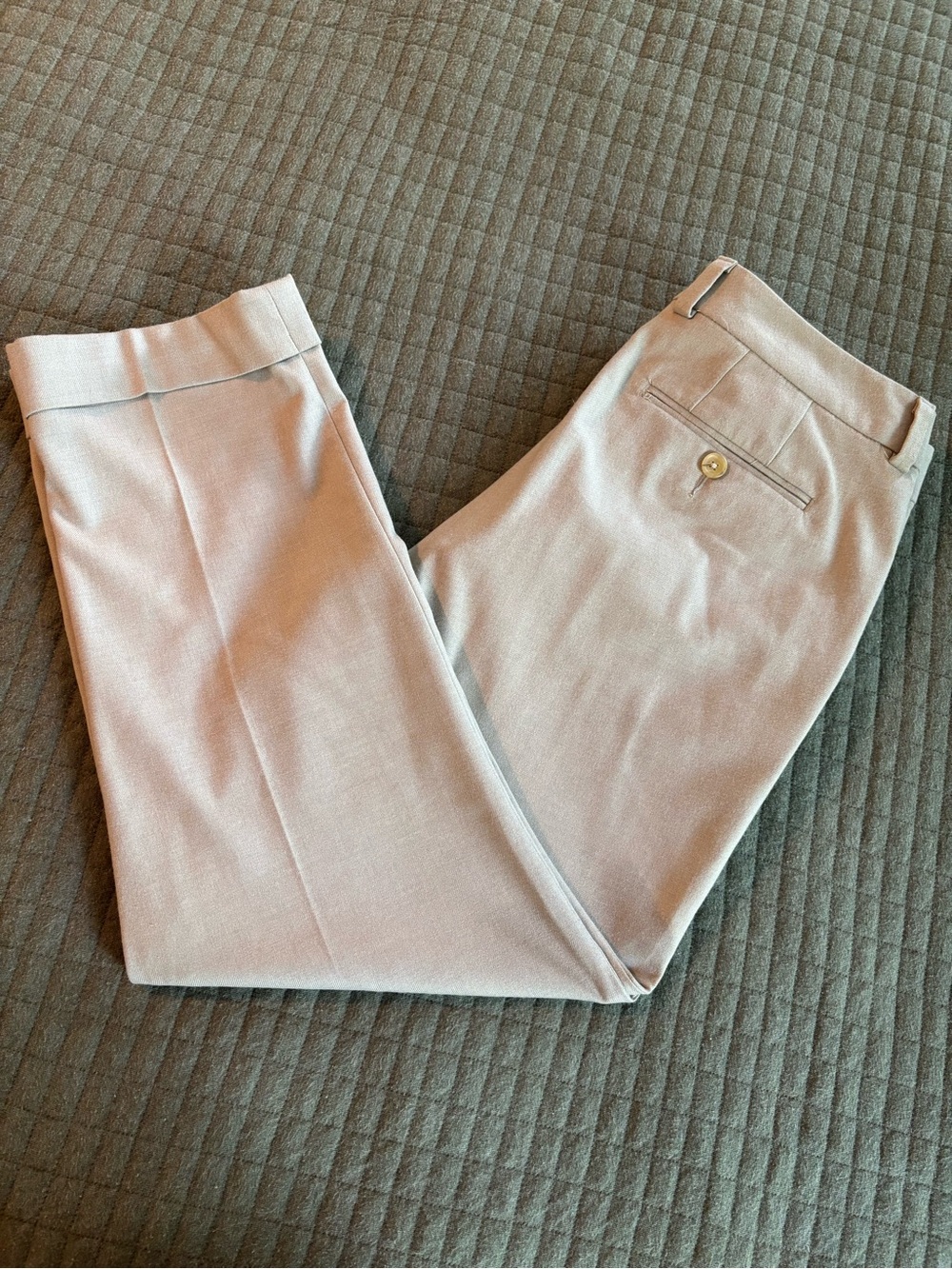 Banana Republic Cropped Dress Slacks in Wheat Khaki size 6